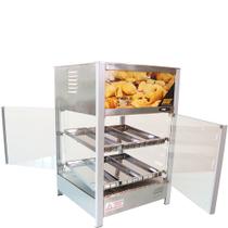 Estufa Salgado Vapor Abre Frente e Traseira 6 Bandejas Titã