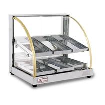 Estufa Salgados Quente Dupla 6 Bandejas Com Termostato Inox Tita