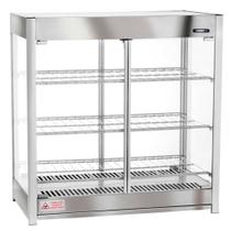 Estufa Vapor 0,80m para Pizzas e Pratos Prontos Food Express 290 Titã - Abertura Frontal e Traseira