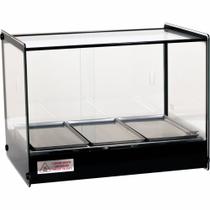 Estufa Vitrine 3 Bandejas EVR Titã Preta Estufa Vitrine 3 Bandejas EVR Titã Preta