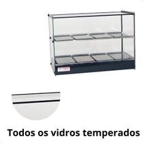 Estufa vitrine aquecedor para salgados dupla 8 bandejas 220v Estufa vitrine aquecedor para salgados dupla 8 bandejas 220v