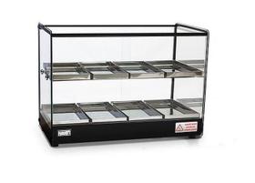 Estufa Vitrine Aquecedor Para Salgados Dupla 8 Bandejas 220V