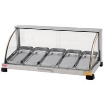 Estufa vitrine aquecedora para salgados 5 bandejas 220v Estufa vitrine aquecedora para salgados 5 bandejas 220v