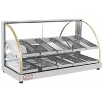 Estufa Vitrine Curva 10 Bandejas W10BD Dupla Titã Estufa Vitrine Curva 10 Bandejas W10BD Dupla Titã