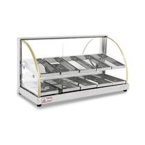 Estufa Vitrine Curva Dupla para Salgados 10 Bandejas W10BD Tita