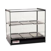 Estufa Vitrine Quadrada Dupla Salgados 6 Bandejas EVR Titã Estufa Vitrine Quadrada Dupla Salgados 6 Bandejas EVR Titã