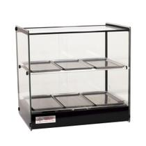 Estufa Vitrine Quadrada Dupla Salgados 6 Bandejas EVR Titã