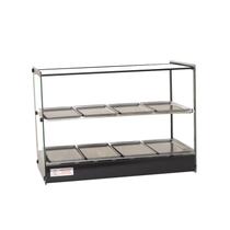 Estufa Vitrine Quadrada Dupla Salgados 8 Bandejas EVR Titã