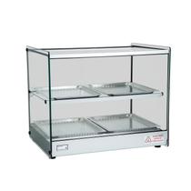 Estufa Vitrine Salgados Quadrada Com LED 4 Bandejas Inox Erato Tita