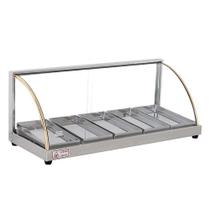 Estufa W Curva Vitrine Para Salgados 5 Bandejas Titã Estufa W Curva Vitrine Para Salgados 5 Bandejas Titã