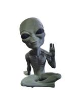 Et Alien Extraterrestre Sentado - Enfeite - Decoração Cinza Et Alien Extraterrestre Sentado - Enfeite - Decoração Cinza