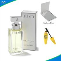 Eternity Perfume Feminino 100ml + Espelho de Bolsa e Máscara de Cílios