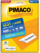 Etiqueta 6080 Com 300 Etiquetas - Pimaco