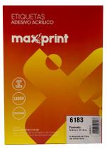 Etiqueta 6183 ink/las 50,8x101,6mm 100fls maxprint Etiqueta 6183 ink/las 50,8x101,6mm 100fls maxprint