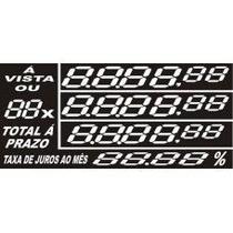 Etiqueta A Vista/Prazo/Total - 55mm x 25mm - Pct 50 Unid