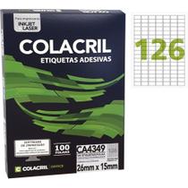 Etiqueta A4 26X15MM 100 Folhas Pacote com 12600 Etiquetas Etiqueta A4 26X15MM 100 Folhas Pacote com 12600 Etiquetas