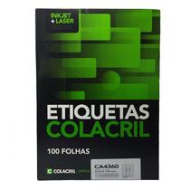 Etiqueta A4 CA4360 63,5x38,1mm Colacril 100 Folhas