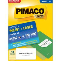 Etiqueta A4350 55,8x99,0mm ink-jet/laser Pimaco 100 folhas