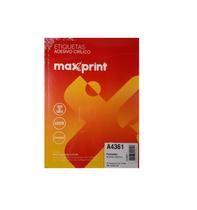 Etiqueta A4361 Ink/Las 46,5X63,5Mm 100Fls Maxprint
