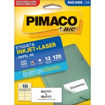 Etiqueta A5 Inkjet Laser A5Q3465 - Pimaco Etiqueta A5 Inkjet Laser A5Q3465 - Pimaco