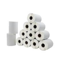 Etiqueta Adesiva 100x50 - 1 Coluna 12 Rolos Couchê Branca - 32 Metros 7.236 Etiquetas