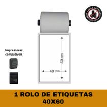 Etiqueta Adesiva 40x60 para Mini Impressora - 1 Rolo - TITANNET