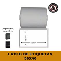 Etiqueta Adesiva 50x40 para Mini Impressora - 1 Rolo Etiqueta Adesiva 50x40 para Mini Impressora - 1 Rolo