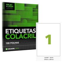 Etiqueta Adesiva A4 210 x 297 mm cA4367 100 Folhas - Colac