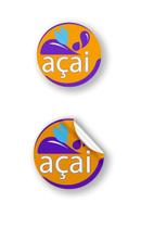 Etiqueta adesiva açai Etiqueta adesiva açai