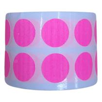 Etiqueta Adesiva Bolinha Colorida Pink Fluorescente 15mm 1,5cm Rolo C/1000 unidades Etiqueta Adesiva Bolinha Colorida Pink Fluorescente 15mm 1,5cm Rolo C/1000 unidades