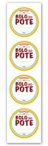 Etiqueta Adesiva Bolo no Pote Cod. 4700 c/ 20 un. Miss Embalagens Rizzo