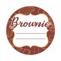 Etiqueta Adesiva Brownie com 60 unidades