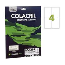 Etiqueta Adesiva Colacril A4 CA4289 98x139mm C/100