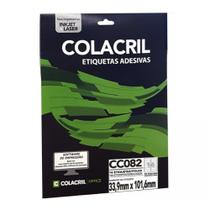 Etiqueta Adesiva Colacril Carta CC082 33,9101,6mm C/140
