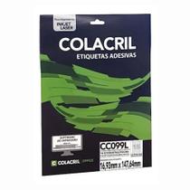 Etiqueta Adesiva Colacril Carta CC099L 16,93x147,64mm C/150 Etiqueta Adesiva Colacril Carta CC099L 16,93x147,64mm C/150