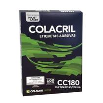 Etiqueta Adesiva Colacril CC180 25,4x66,7mm com 3000 etiquetas Etiqueta Adesiva Colacril CC180 25,4x66,7mm com 3000 etiquetas