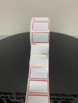 Etiqueta Adesiva Com Borda Vermelha 40x25mm - ROLO C/ 1.000und Etiqueta Adesiva Com Borda Vermelha 40x25mm - ROLO C/ 1.000und