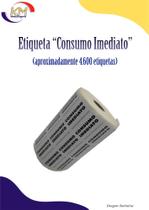 Etiqueta adesiva "Consumo Imediato" aprox. 4.600 etiquetas - delivery, restaurante (16876) Etiqueta adesiva "Consumo Imediato" aprox. 4.600 etiquetas - delivery, restaurante (16876)