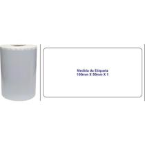 Etiqueta Adesiva Couchê 100X50MM X 30M com 560 Etiquetas Rolo