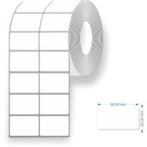 Etiqueta Adesiva Couchê 50X25MMX42M 2COL/3000ET