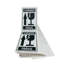 Etiqueta Adesiva Cuidado Frágil Grande Seta Pra Cima 10x15cm 500 unidades E-commerce Transporte Cor:PretoDesenho Impres Etiqueta Adesiva Cuidado Frágil Grande Seta Pra Cima 10x15cm 500 unidades E-commerce Transporte Cor:PretoDesenho Impres