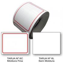 Etiqueta Adesiva De Preço 35X45Mm Com Tarja Nº 6C Rolo 500