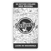 Etiqueta Adesiva Delivery Lacre de Segurança 75X40MM - Rolo com 1000 Unidades