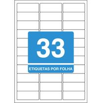 Etiqueta Adesiva Inkjet/Laser A4 25,4mmx63,5mm TB256 825 Unidades
