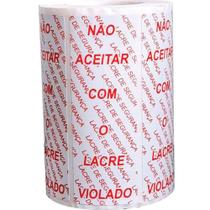 Etiqueta Adesiva Lacre Segurança 100X35MM - 500 Unidades