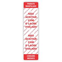 Etiqueta Adesiva Nao Aceitar Lacre VIOL100X25MM