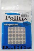 ETIQUETA ADESIVA P/CODIFICAÇÃO DIÂMETRO 13MM na cor prata POLIFIX BT 350 UN ETIQUETA ADESIVA P/CODIFICAÇÃO DIÂMETRO 13MM na cor prata POLIFIX BT 350 UN