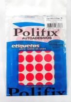ETIQUETA ADESIVA P/CODIFICAÇÃO DIÂMETRO 19MM na cor vermelha POLIFIX BT 350 UN ETIQUETA ADESIVA P/CODIFICAÇÃO DIÂMETRO 19MM na cor vermelha POLIFIX BT 350 UN