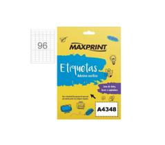 Etiqueta Adesiva Papel A4 96 Etiquetas por Folha 400 Folhas Ref.A4348