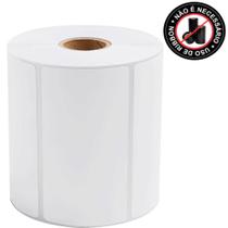 Etiqueta Adesiva Papel Couche Branca sem Ribbon